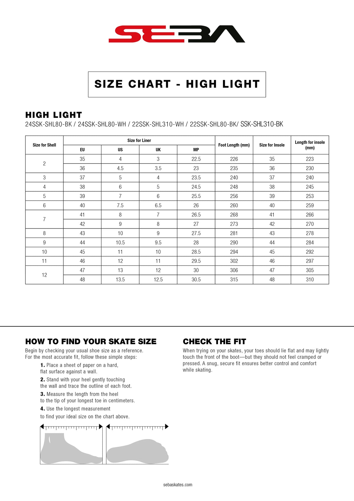 SEBA High Light 310