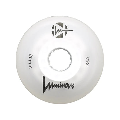 LED Inline Wheels 80mm - 85A Wheels, 4-pack
