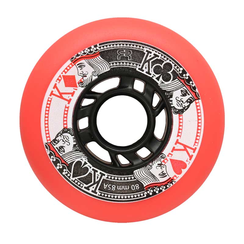 Street Kings Inline Wheels 80mm - 85A Wheels, 4-pack