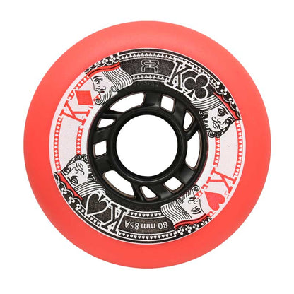 Street Kings Inline Wheels 80mm - 85A Wheels, 4-pack